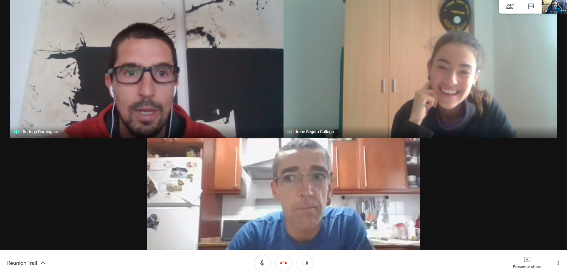 reunion videoconferencia trail